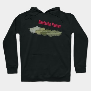 Who likes tanks! Evolution of German tanks Hoodie